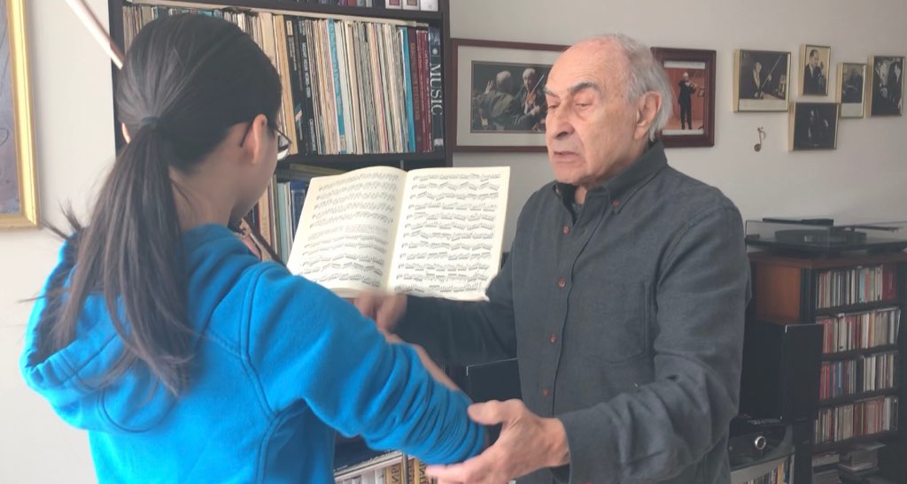 Victor Danchenko with his students